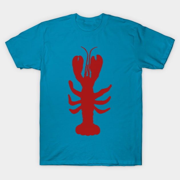 Simple Lobster T-Shirt by Slightly Unhinged